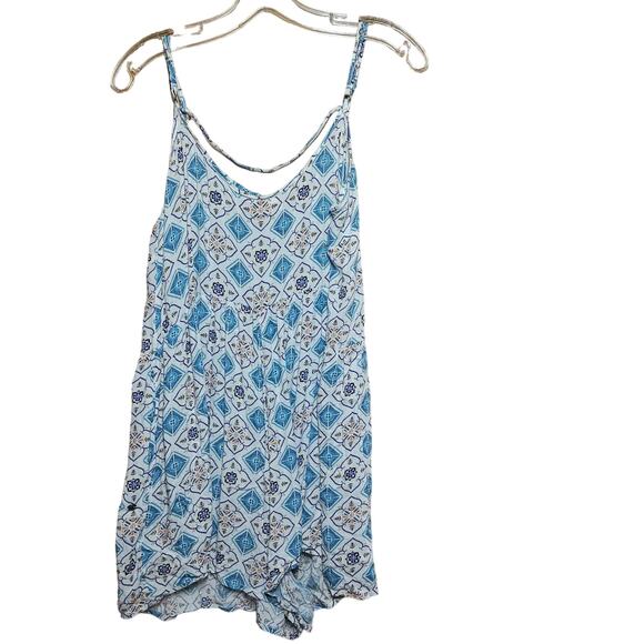 Roxy Spaghetti Strap Romper with Pockets Size Large - Picture 2 of 3